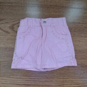 6 | Denim Embroidered Skort | Faded Glory